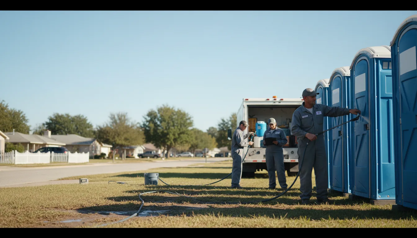 Long-Term Portable Toilet Rental in Tatum, TX near me